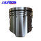 Over Size 0.5 0.75mm Cylinder Liner Piston Dengan Pin 4D35